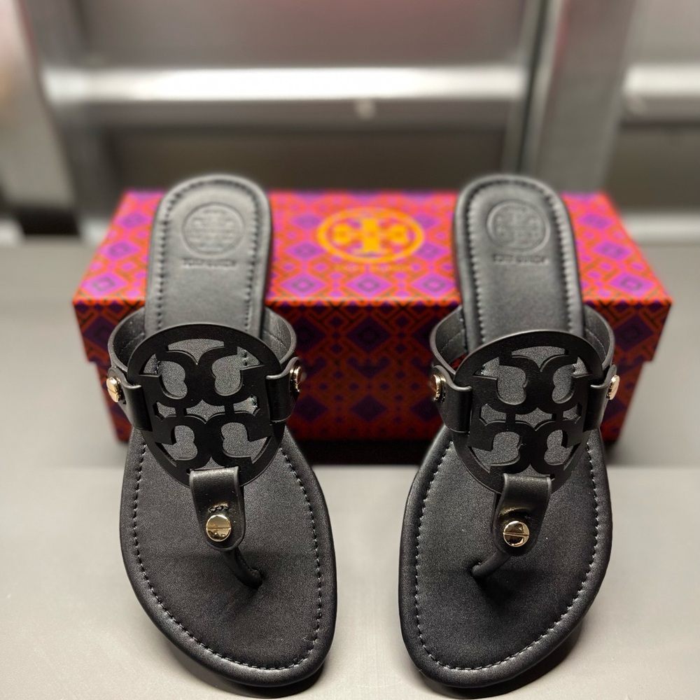 Tory Burch Black Sandals for Women